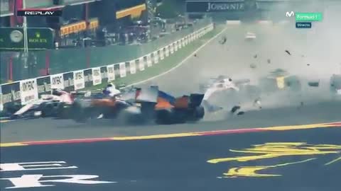 Accidente de Fernando Alonso en Bélgica