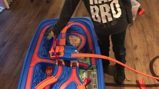 3 hot wheels tracks