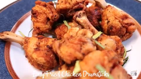 Easy Fried Chicken Drumsticks Chicken Recipe Thai Food - Amazing Thailand