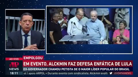 In union event, "comrade Alckmin" makes emphatic defense of Lula