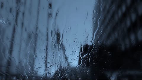 2 HOURS Rain On Window with Thunder SoundsㅣHeavy Rain for Sleep, Study and Relaxation