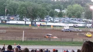 Harrison County Fair Compact Car Race #3 2017 Corydon Indiana