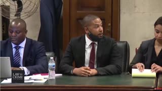 WATCH: Jussie Smollett Put on Quite the Acting Performance on His Way to Jail