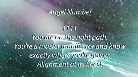 Angel number 1111