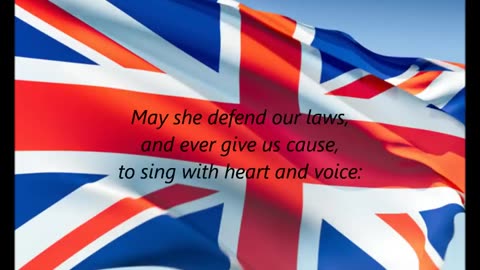 British National Anthem - 'God Save The Queen' (EN)