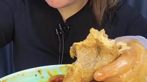 Fried Pig Skin! Mukbang ASMR