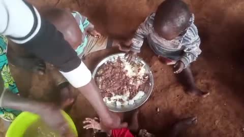 Meal Time at Mama Dorcas Orphanage - Butembo, North Kivu, DRC