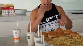 Dude eats 10 happy meals