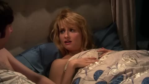 Howard in bed with Bernadette - The Big Bang Theory