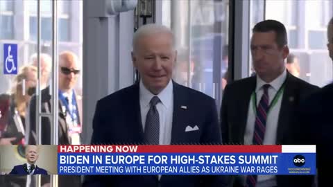 Biden arrives in Europe for emergency NATO summit l GMA