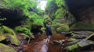 Devil's Pulpit 👹 Scotland 🏞 Loch Lomond Family Caravan 🚐 Camping 06.2019