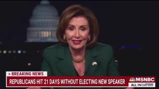 Speaker Emerita Nancy Pelosi Discusses GOP's Seeming Inability To Fill The Vacant Speaker Slot