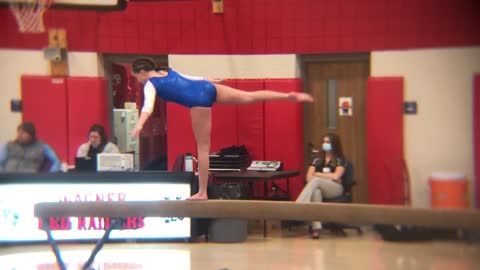 Gymnastics Wagner Region beam Athena