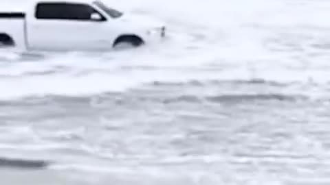 Florida Man Drives Truck Thru Beach