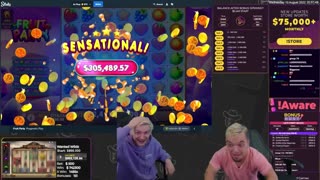 THIS WAS OUR BIGGEST WIN ON FRUIT PARTY!?!? INSANE SLOT WIN!