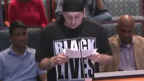 BLM activist Demands Reparations & George Floyd Bill For Schools at Frisco, TX City Council