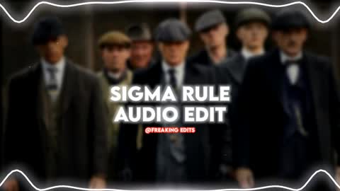 sigma rule - dior [edit audio]