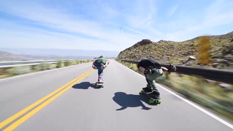 Raw Run - Ambulances (60mph+ Downhill Skateboarding)-10