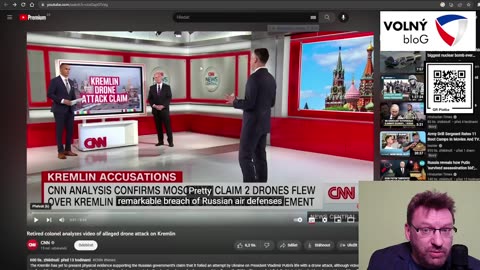 4.5.2023 Lubomír Volný, komentované zprávy Volný blog - reakce na útok dronu na Kreml