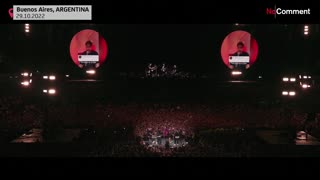 Coldplay interpreta en Buenos Aires la canción protesta prohibida en Irán