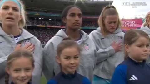 Half of U.S. Women's Soccer Team Refuses To Hold Hand On Heart for Anthem