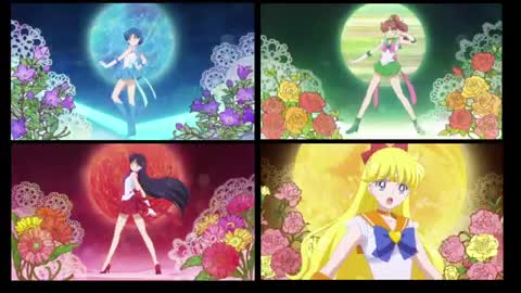 Inner Senshi Speeches Comparison ( Sailor Moon Eternal )
