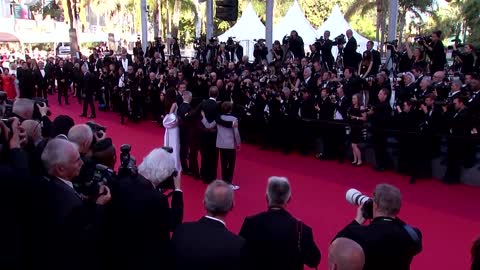 'Armageddon Time' stars walk the Cannes red carpet