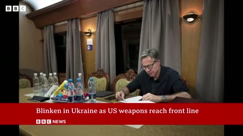 Antony Blinken arrives in Ukraine as Russianoffensive mounts | BBC News