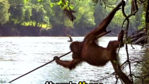 Are Orangutans Imitating Human Beings?