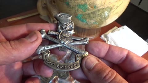 US Navy Jolly Roger Bottle Opener Collectible Challenge Coin