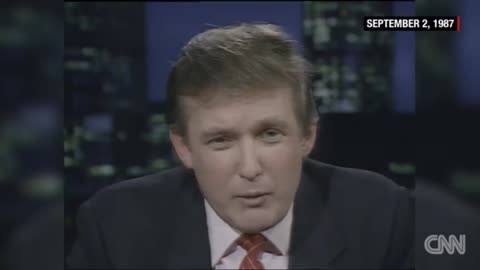 Trump Answers question on Letterman 1987