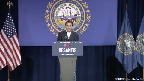 DeSantis Hilariously Swipes At Biden For Tripping Again