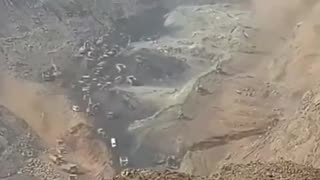 Terrible mine explosion