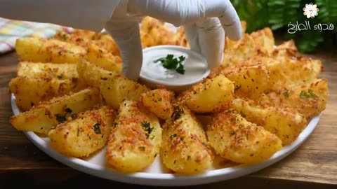 Potatoes are crispy and delicious when cooked in this easy way!
