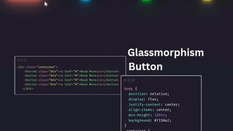 glassmorphism Button #thewebforce #freelancing #webdevelopment #frontend #html #css