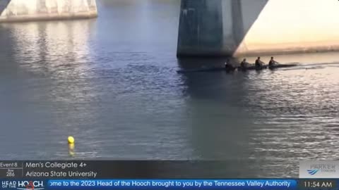 ASU Rowing 4-man at Chattanooga Hooch 2023 - with slowmo