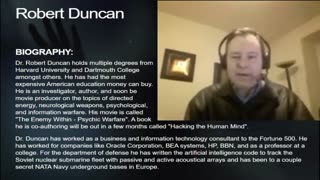 Dr Robert Duncan Brain Hacking, Synthetic Telepathy, and Mind Control of Targeted Individuals