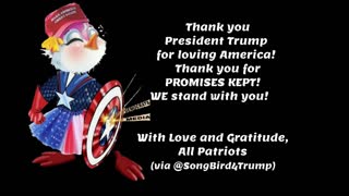 A LOVE SONG OF GRATITUDE TO PRESIDENT TRUMP