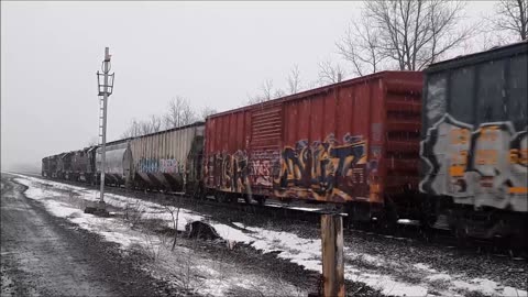 The summary of an afternoon Rail Fanning The CSX Main Line March 2023