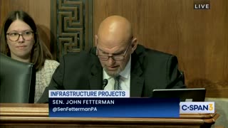 Fetterman's compromised brain short-circuits completely at hearing: "95, 95, 95"