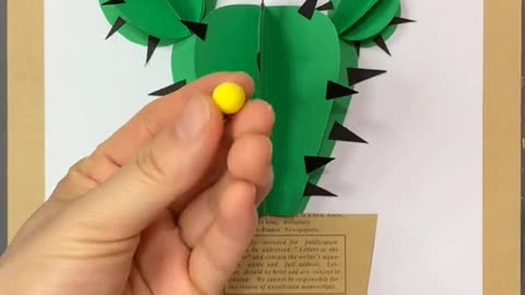 Make a three-dimensional cactus together, and make more of your favorite shapes