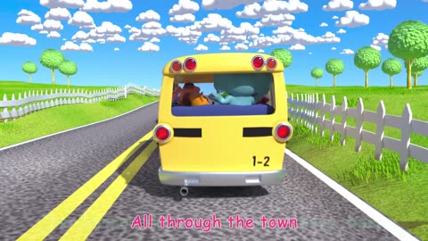 Wheels on the Bus | @CoComelon Nursery Rhymes & Kids Songs