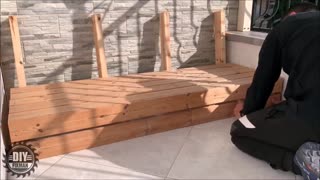 How to Build a Wooden Bench for a Garden