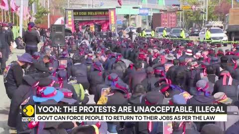 South Korea Truckers Strike_ President Yoon warns of crackdown on truckers _ English News _ WION
