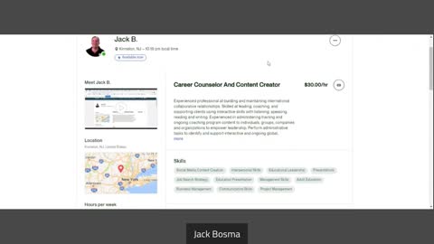 Jack Bosma Is On Upwork