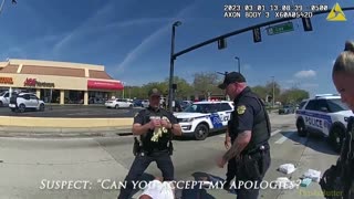 Female Officer Tackles Suspect Before Women's History Month Photoshoot