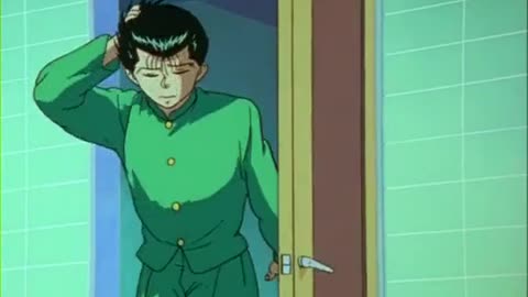 Yu Yu Hakusho Episode 22 English Dub Yusuke forgets his school bag