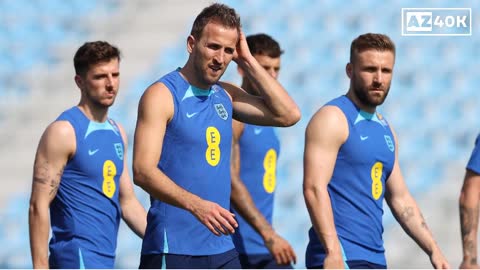 England Players Use Water Spraying Machine To Cool Themselves in Qatar