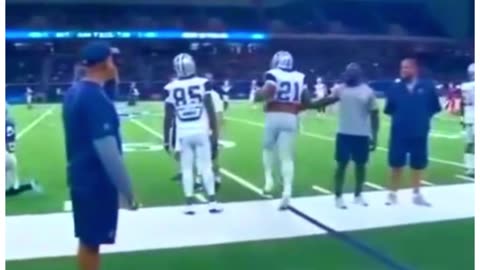 Joe Looney's Hilarious Ezekiel Elliott Impression! 😂