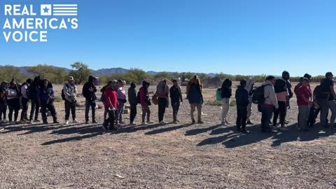 BREAKING! Footage last Monday at the San Miguel gate on the Tohono O'odham Reservation, Arizona